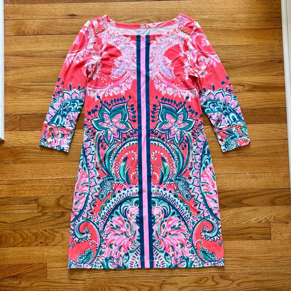 Lilly Pulitzer UPF 50+ Sophie Dress in Tangerine Dream Size Medium